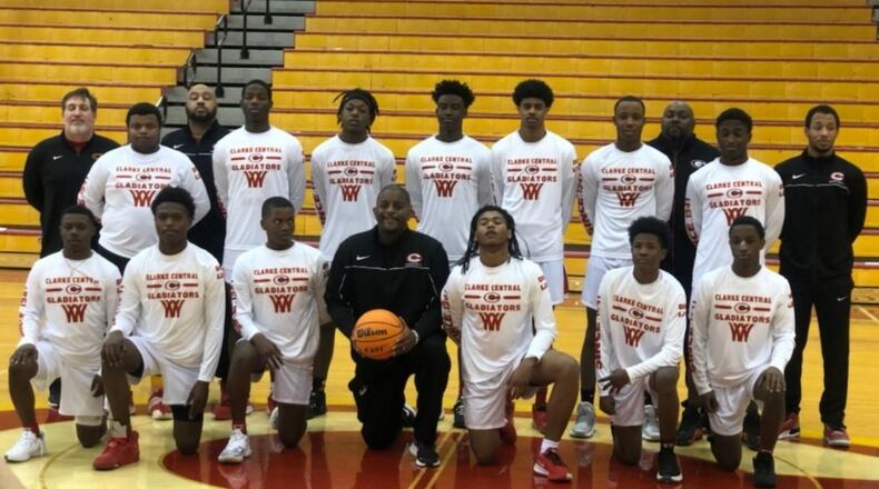 The Clarke Central basketball team has clinched the Region 8-5A championship.