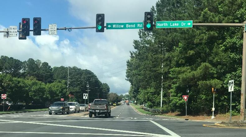 A reader hopes something can be done about a wonky traffic signal in Peachtree City. (Photo/Submitted)