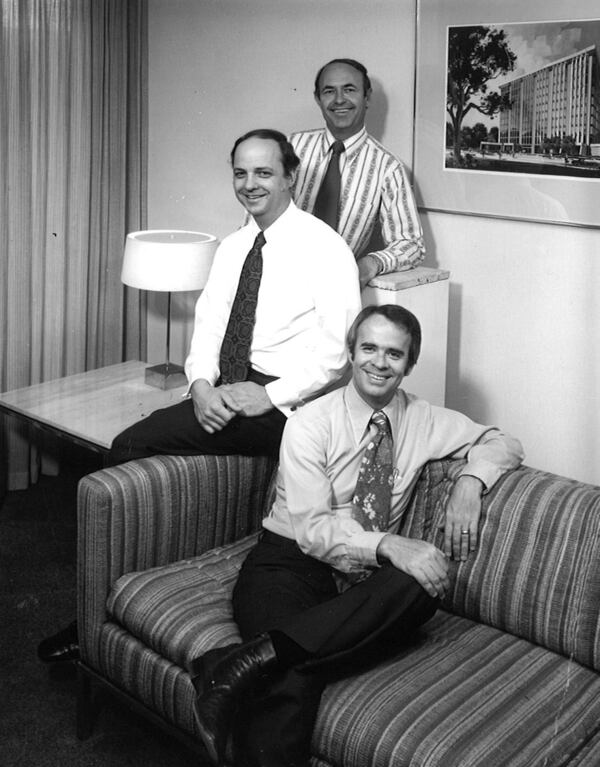 Thomas W. Ventulett III, Bill Thompson and Ray Stainback were the three co-founders of architecture firm TVS. (Courtesy of TVS)