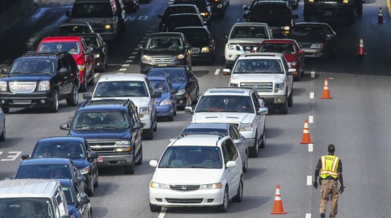 Fourteen miles of I-75 between Acworth and Cartersville will be resurfaced starting this summer and continuing through April 2019, the Georgia Department of Transportation has announced. AJC FILE