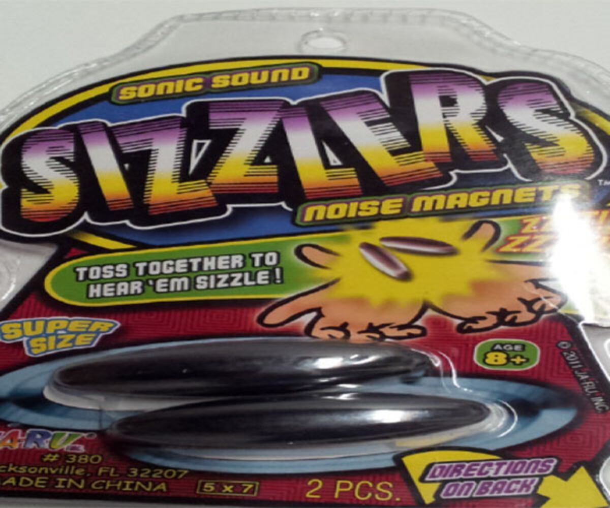 Sonic Sound Sizzlers Noise Magnets made by JA-RU Inc., sold at Family Dollar
