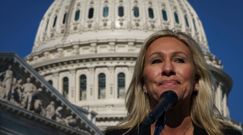U.S. Rep. Marjorie Taylor Greene, R-Ga. (Drew Angerer/Getty Images/TNS)