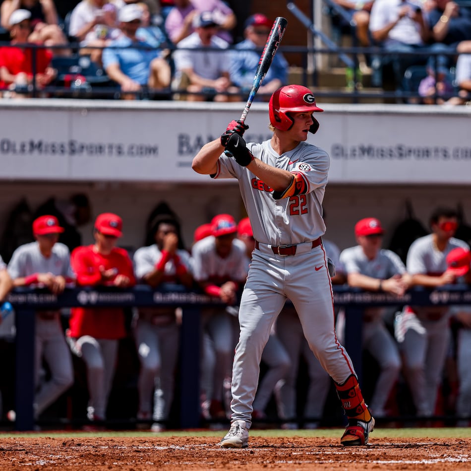 Georgia Bulldogs outfielder Henry Allen is third on the team in home runs and fourth in batting average. (UGA Athletics)