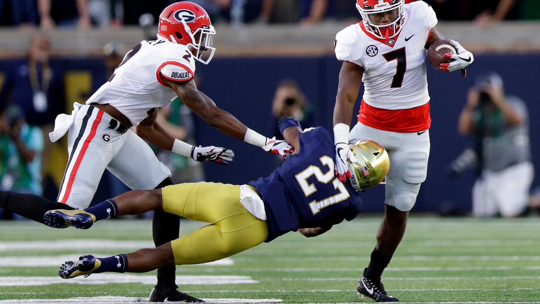 Sept. 9, 2017: Georgia @ Notre Dame