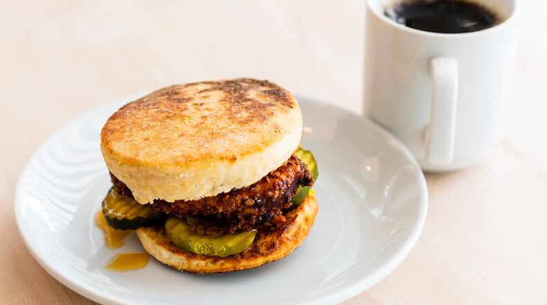 The Crispy Chicken Sammie at Pancake Social reinvents the sandwich you can’t get you-know-where on Sundays. CONTRIBUTED BY HENRI HOLLIS