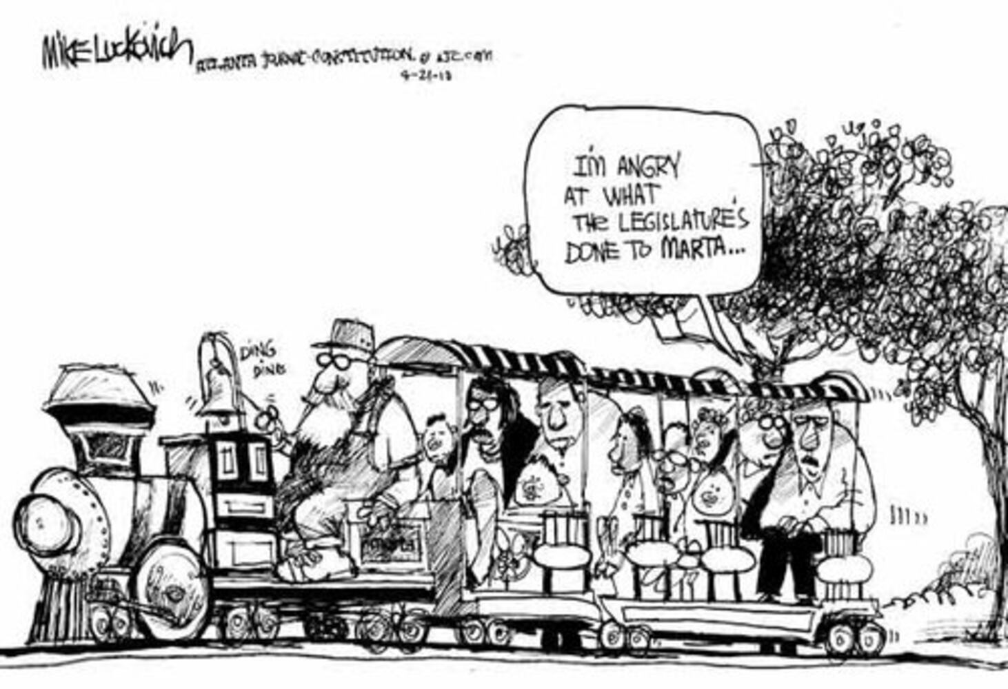 Mile Luckovich cartoons for April 2010