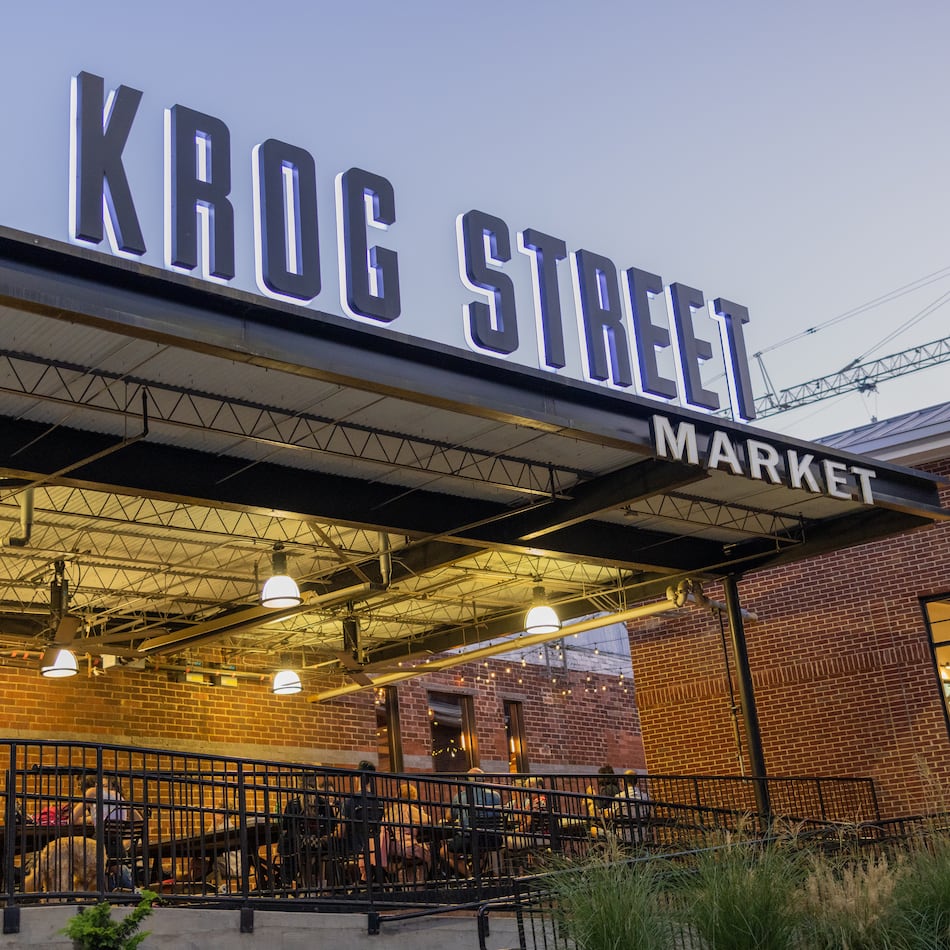 Krog District, which includes food hall Krog Street Market, has sold to a new owner. (Brandon McKeown/Access Atlanta 2022)