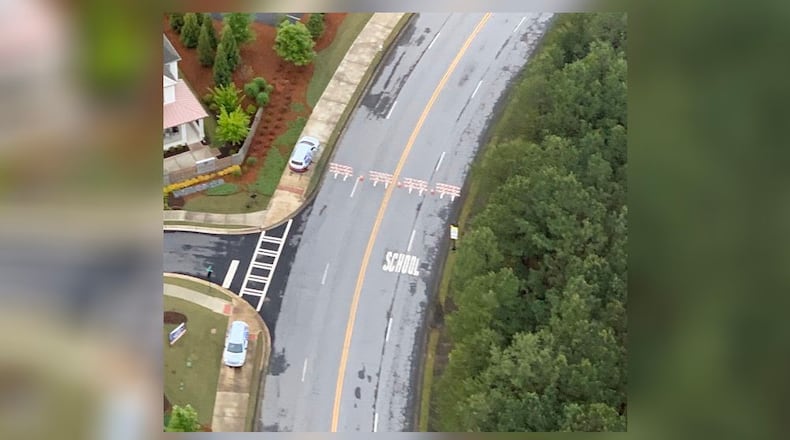 Scott Road and Eves Road were closed near Centennial High School while engineers investigated.