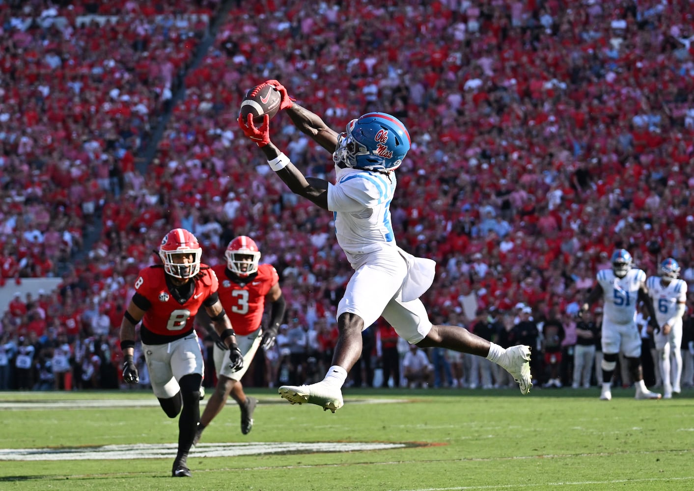 Georgia vs Ole Miss football