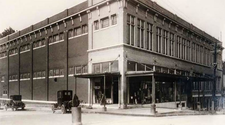 Historic photo shows the Jones Building in downtown Canton in the early 20th Century. The city has acquired the building and has started to renovate it. CITY OF CANTON