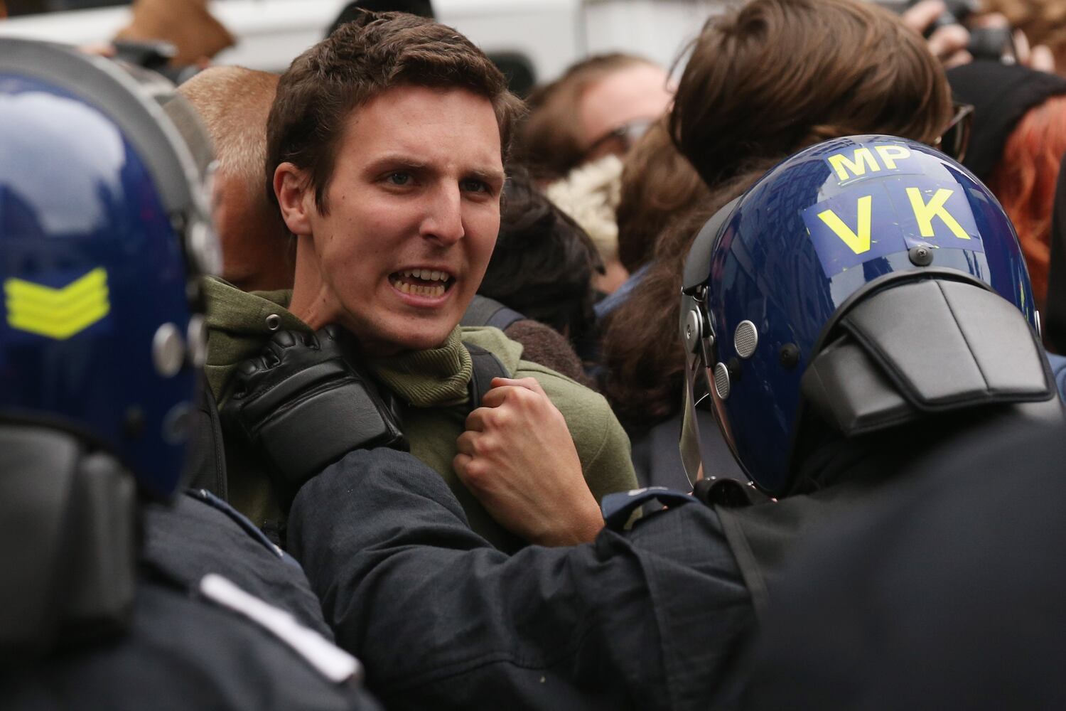 Protesters at the G8 Summit