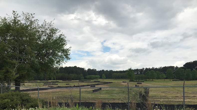 The site of the Stone Mountain Tennis Center, which hosted events during Atlanta's 1996 Olympics, has now been cleared. TYLER ESTEP / tyler.estep@ajc.com