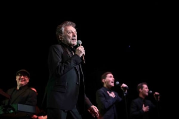 Frankie Valli and The Four Seasons performed at the Cobb Energy Performing Arts Centre last year. (courtesy of frankievallifourseasons.com)