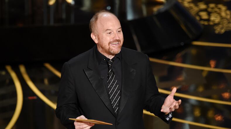 HOLLYWOOD, CA - FEBRUARY 28: Actor Louis C.K. speaks onstage during the 88th Annual Academy Awards at the Dolby Theatre on February 28, 2016 in Hollywood, California. (Photo by Kevin Winter/Getty Images)