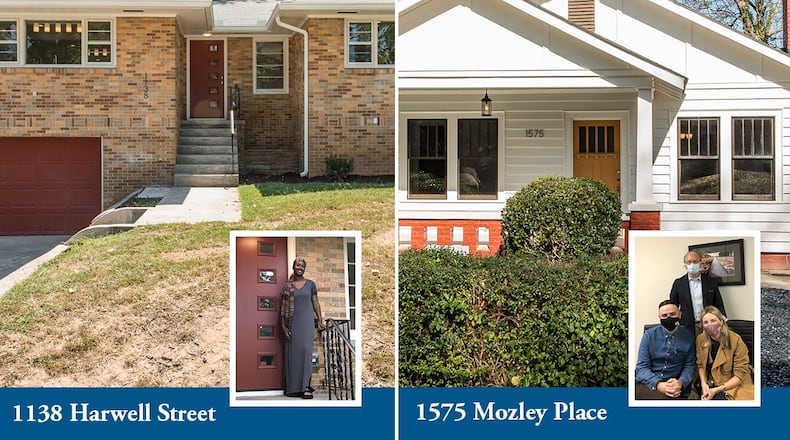 Georgia Trust sustainably rehabilitated two historic properties to help revitalize West Atlanta neighborhoods and create affordable housing. CONTRIBUTED