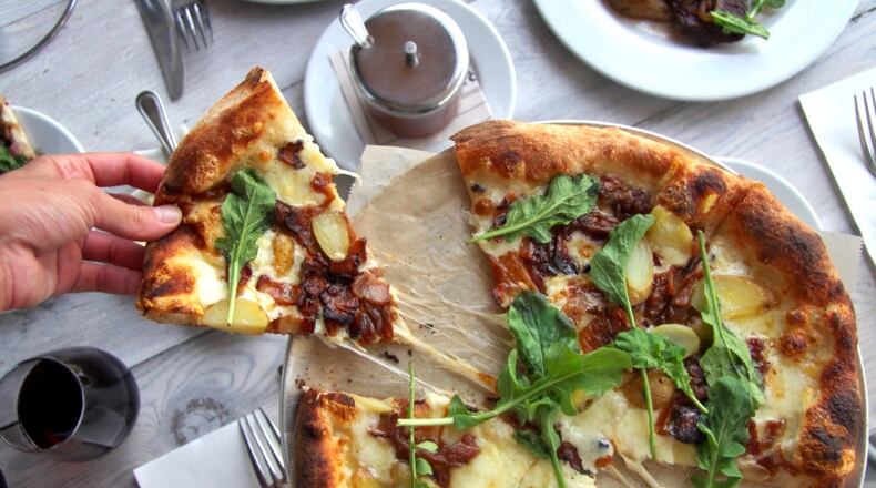 Bacon Pizza from Genuine Pizza / Photo courtesy of BRAVE Public Relations