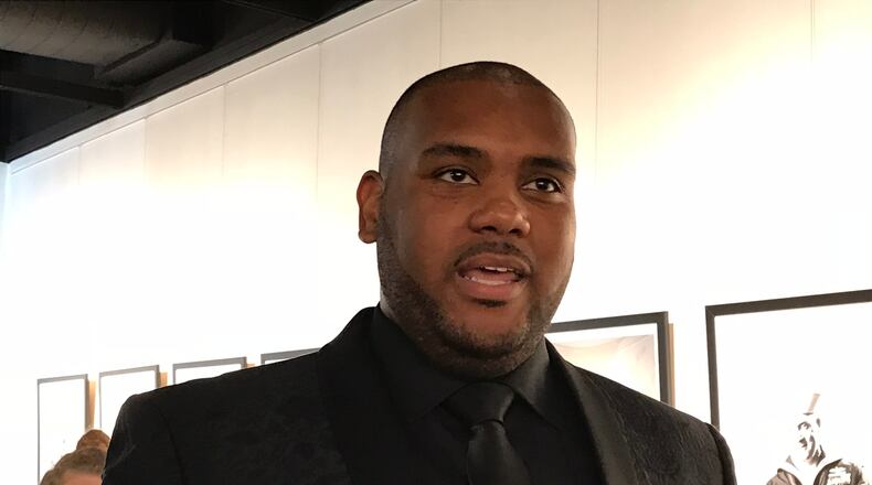 Brandon Barnes is back season two of "Growing Up Hip Hop Atlanta." He showed up at a screening Wednesday at the Alliance Theatre in Midtown.