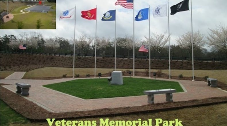 Austell's Veterans Memorial Park at 2651 Veterans Memorial Highway will be one of the beneficiaries of new equipment to be purchased by city officials, including a mower. A Veterans Day ceremony will be held there at 11 a.m. Nov. 11. (Courtesy of Austell)