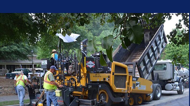 A Johns Creek contractor has finished repaving neighborhood streets in 16 subdivisions and nine main roads, the city announced.