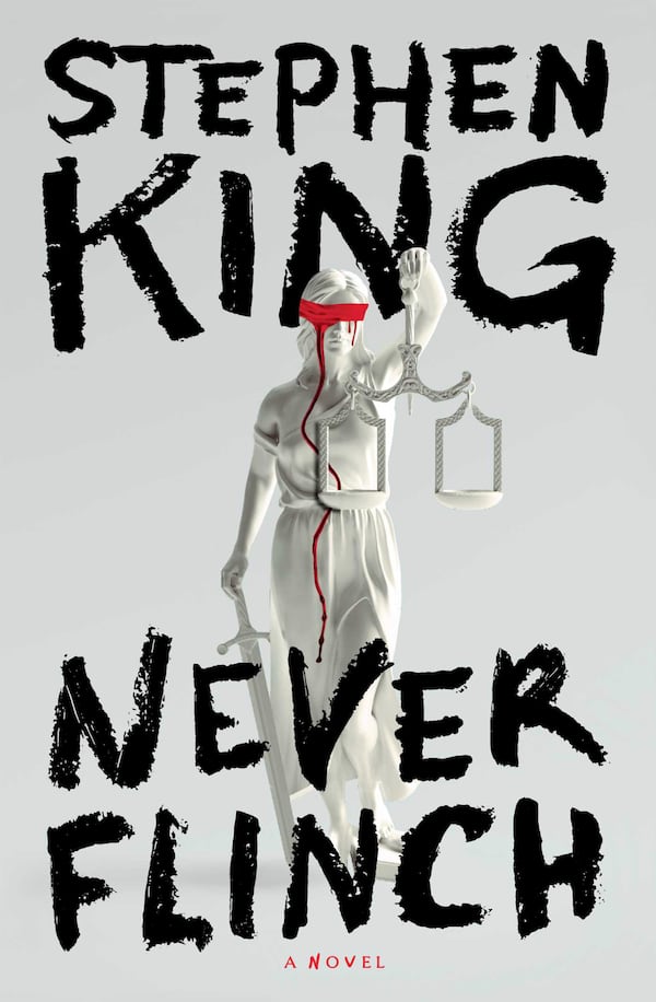 This cover image released by Scribner shows "Never Flinch" by Stephen King. (Scribner via AP)