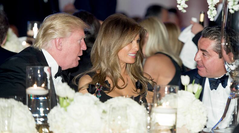 President Donald Trump and his wife Melania are both expected to be at the Red Cross Ball as Mar-a-Lago, where they were here on New Year’s Eve.