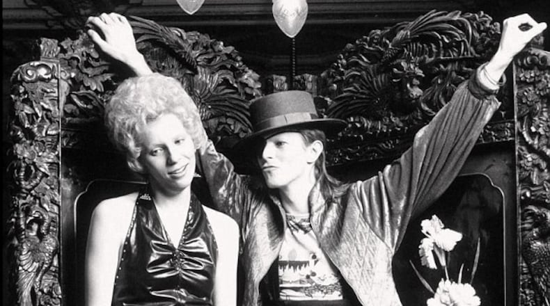 Angie. David and Zowie in 1974. Photo: Roger Bamber/Rex Features.