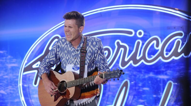 AMERICAN IDOL: Little Rock Auditions: AMERICAN IDOL will begin its 15th – and farewell – season with a special two-night, four-hour premiere event Wednesday, Jan. 6 (8:00-10:00 PM ET/PT) and Thursday, Jan. 7 (8:00-10:00 PM ET/PT) on FOX. AMERICAN IDOL continues on Wednesdays (8:00-9:00 PM ET/PT) and Thursdays (8:00-10:00 PM ET/PT). Pictured: Contestant Trent Harmon auditions in front of the judges at AMERICAN IDOL. © 2016 Fox Broadcasting Co. Cr: Michael Becker / FOX.