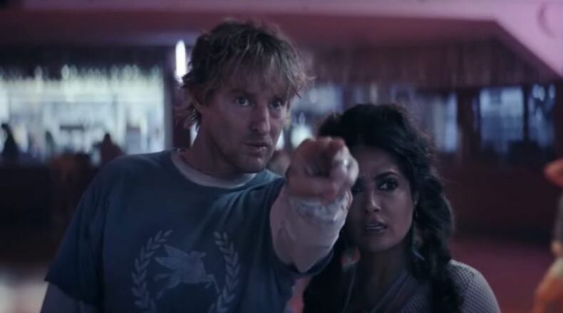 Amazon Prime features a new film starting Feb. 5 called "Bliss" starring Owen Wilson and Salma Hayek. AMAZON