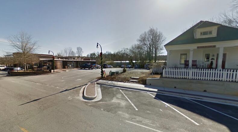 Lilburn will upgrade the city parking lot in Old Town between 1910 Public House and Music on Main Street. Google Maps