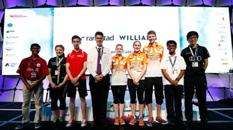 Randstad Williams Engineering Academy class of 2016, including Ajinkya Sawant of Marietta. He was the only student from North America.