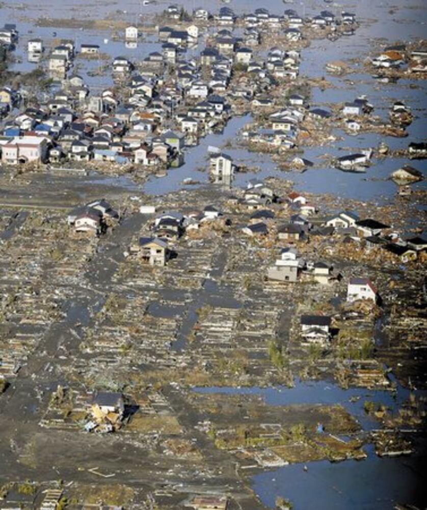 Tsunami devastates Japan