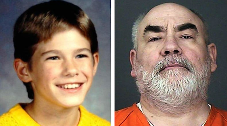 Jacob Wetterling, 11, of St. Joseph, vanished the evening of Oct. 22, 1989, as he rode home on his bike with his younger brother, Trevor, and his best friend. His disappearance remained unsolved until the fall of 2016, when Danny James Heinrich, who became a person of interest in 2015 after being arrested on child pornography charges, confessed to killing the missing boy and led police to Jacob’s remains, which were buried on a farm about 30 miles from the site of his abduction. Heinrich, 55, is serving a 20-year sentence on a child porn charge.