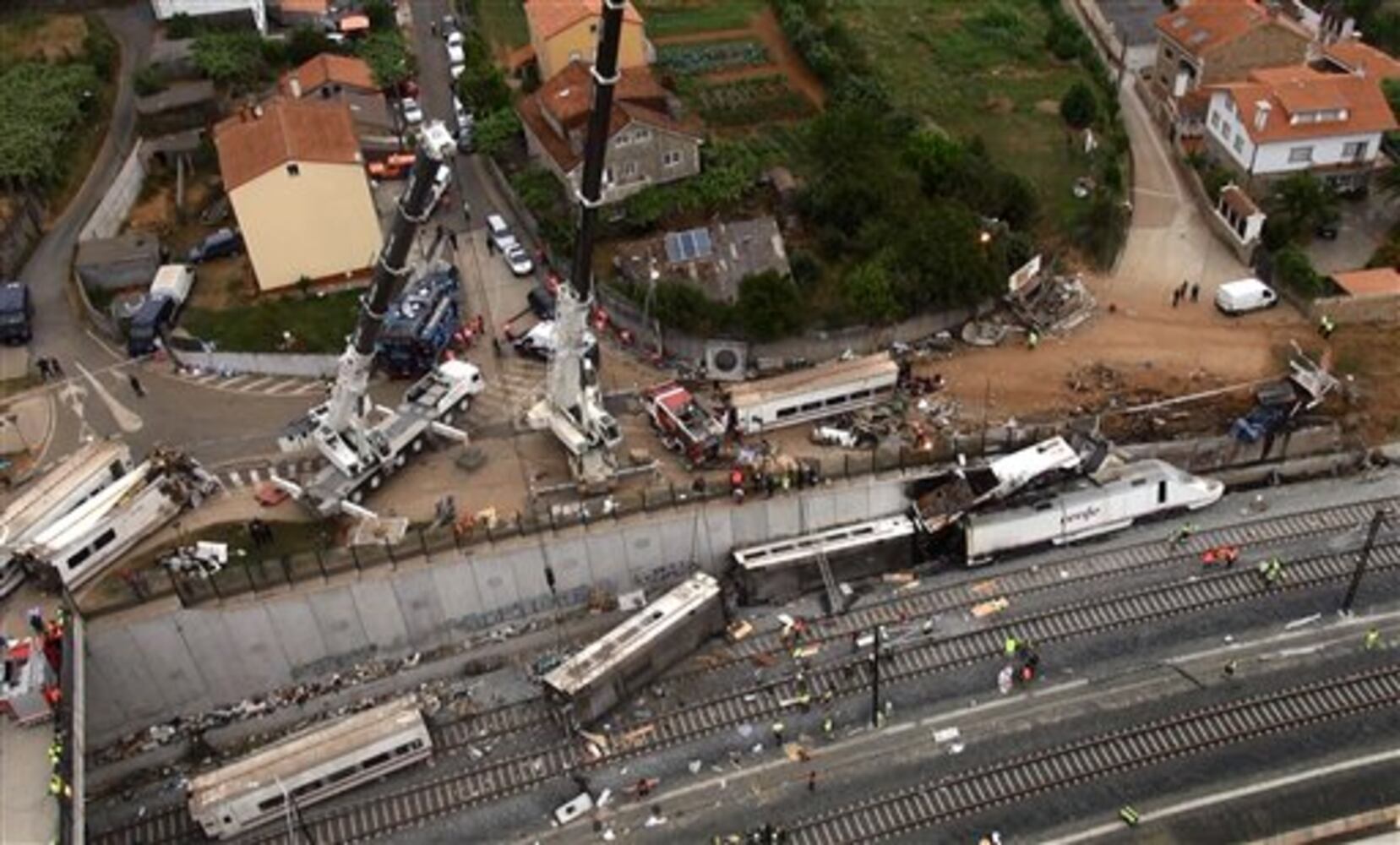 Spain Train Derailment