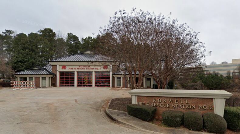 Roswell recently approved a contract with Stryker Contracting to remodel Fire Station #5. (Google Maps)