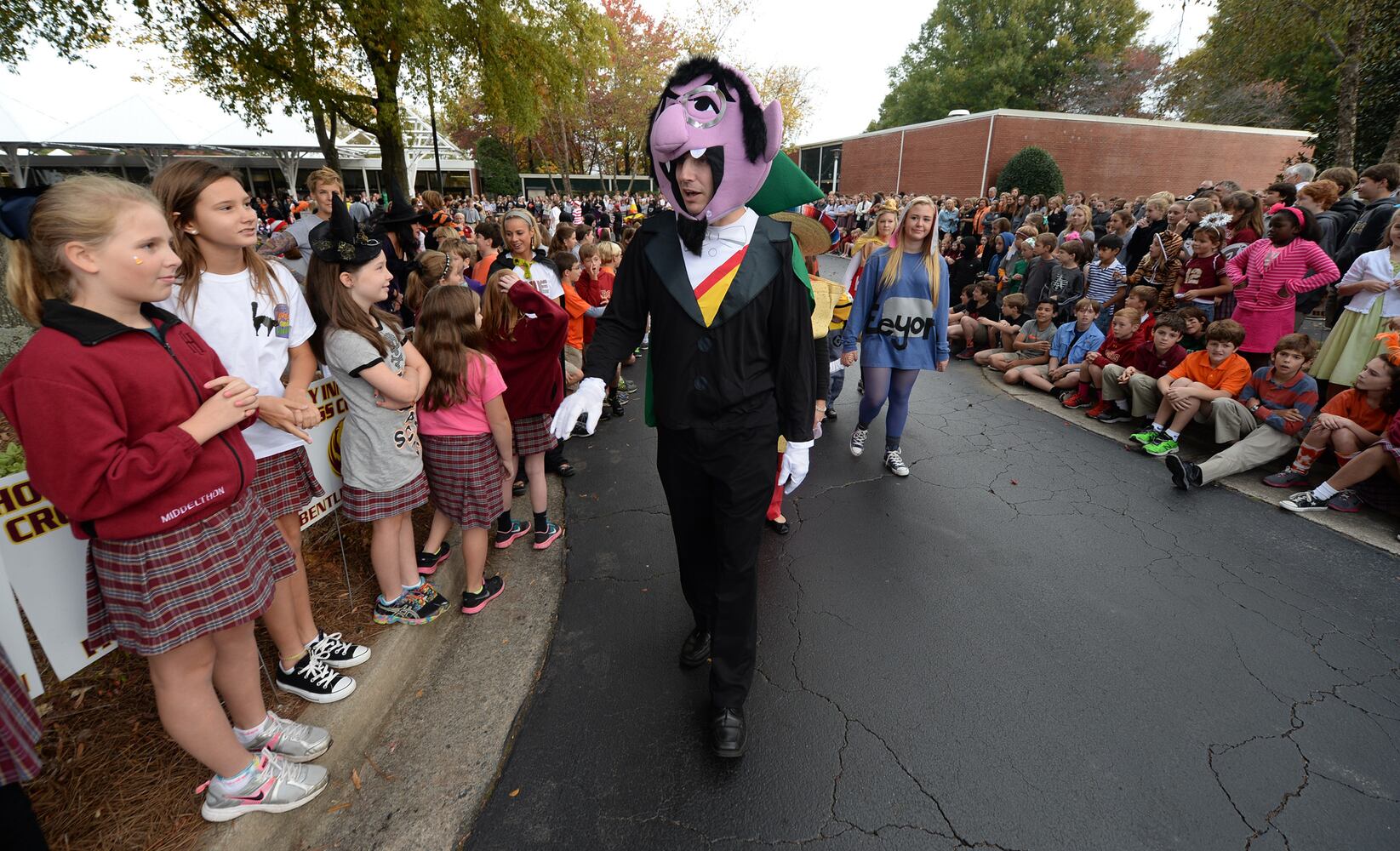 Holy Innocent's Episcopal School's annual Halloween Parade