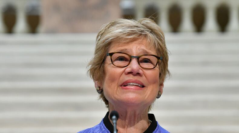 Dr. Kathleen Toomey, Commissioner of the Georgia Department of Public Health, said it's important to vaccinate Georgians to protect against the new U.K. variant of COVID-19, as it's easier to transmit. (Hyosub Shin / Hyosub.Shin@ajc.com)