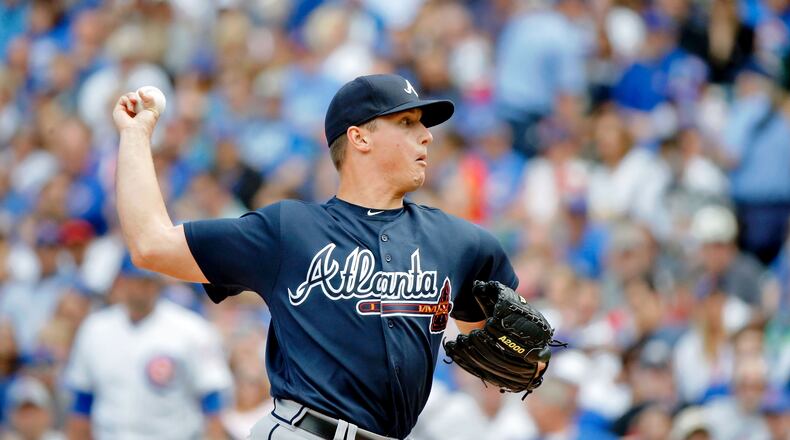 Lucas Sims will move to the Braves bullpen after going  2-5 with a 5.97 ERA in his first seven starts. (Photo by Jon Durr/Getty Images)