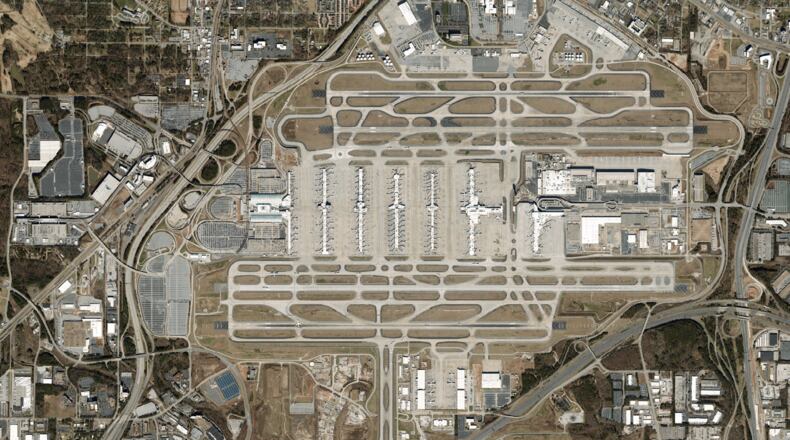 An aerial photo of Hartsfield-Jackson International Airport. Source: Hartsfield-Jackson