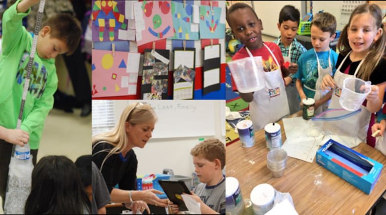 Cherokee County schools students participate in science, technology and mathematics projects.