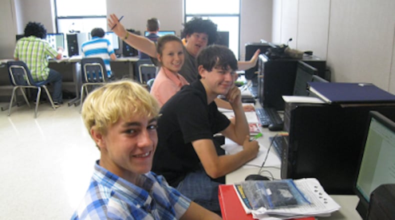 Students at Pataula Charter Academy in computer lab.