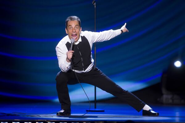  Sebastian Maniscalco at the Beacon Theater in SEBASTIAN MANISCALCO: WHY WOULD YOU DO THAT?. Photo Credit: Todd Rosenberg/SHOWTIME. Photo ID: SEBASTIANMANISCALCO_WHYWOULDYOU_3432660_UN_02
