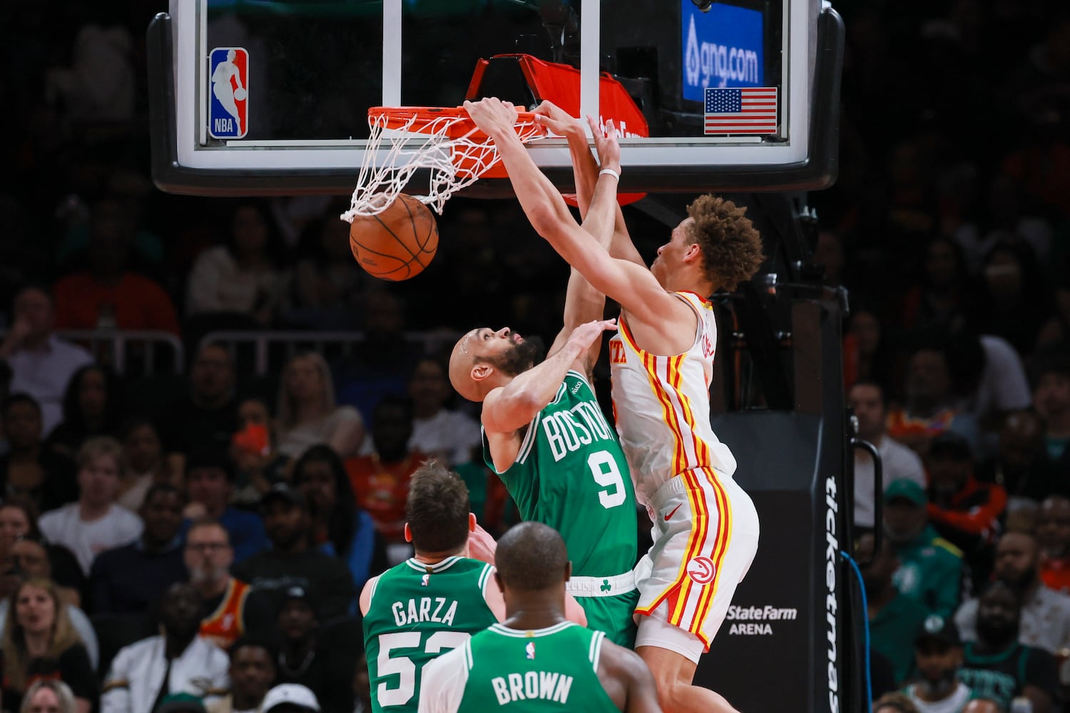 Atlanta Hawks host the Boston Celtics