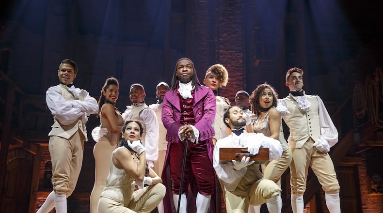Tickets for a rescheduled staging of the musical "Hamilton," coming to the Fox Theatre this summer, will go on sale Thursday. (Joan Marcus)