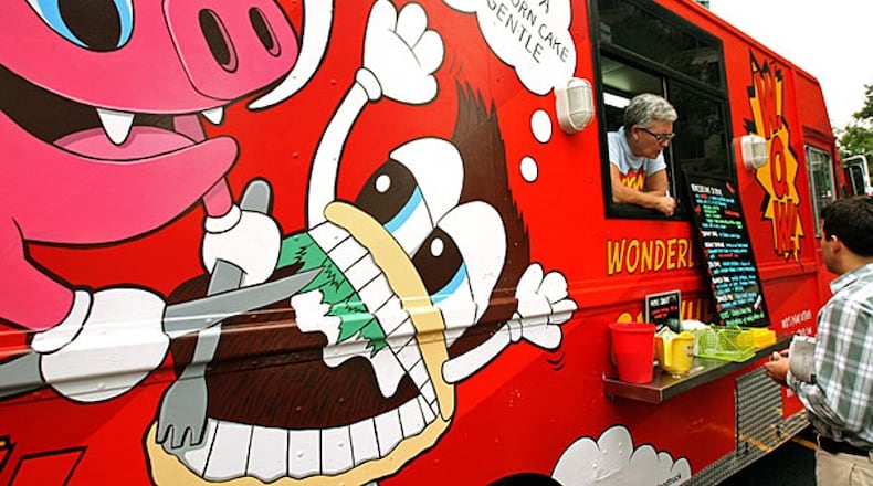 The Sandy Springs City Council has adopted changes to its zoning ordinance that officials say streamline the process for permitting food trucks in the city. AJC FILE