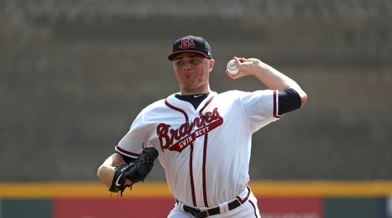 Sean Newcomb will be brought from Triple-A Gwinnett to make his major league debut Saturday with a start against the New York Mets in a doubleheader at SunTrust Park. (PHOTO / JASON GETZ)