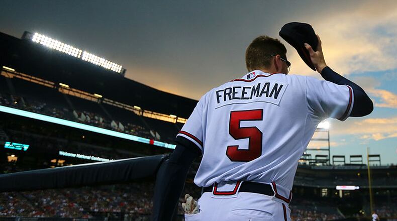 Braves first baseman Freddie Freeman's salary soars to $20.5 million in 2017 - the year the Braves exit Turner Field.