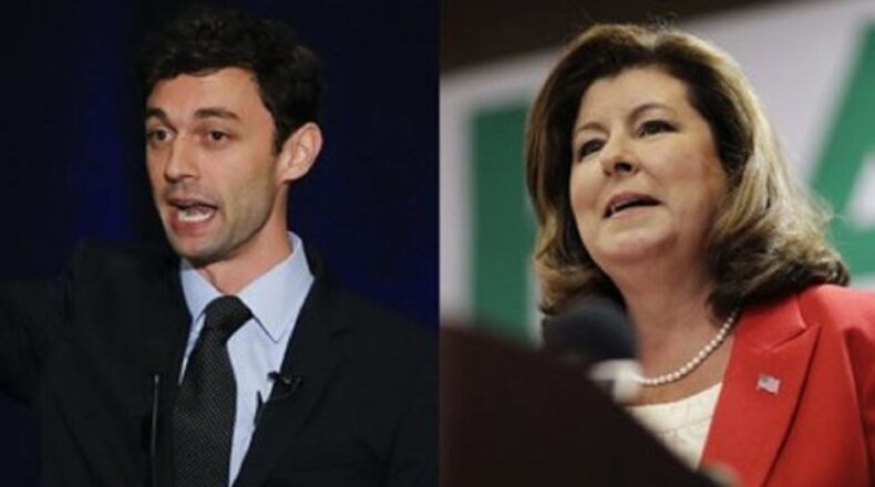 Jon Ossoff and Karen Handel are in a dead-heat in the 6th District runoff.