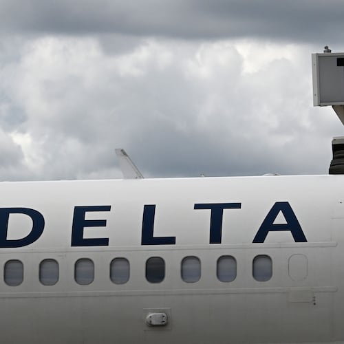 A Delta Air Lines jet traveling to Chicago on Independence Day was struck by a firework as it was landing Saturday night, the carrier said Sunday. (Hyosub Shin/AJC file)