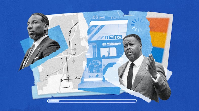 (Photo Illustration: Broly Su / AJC | Source: Riley Bunch / AJC, Arvin Temkar for the AJC, Unsplash, Pexels)