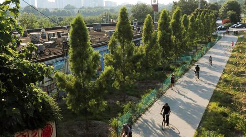 The National Endowment for the Arts has granted $15,000 to the Atlanta BeltLine Partnership for Art on the Atlanta BeltLine. AJC file photo